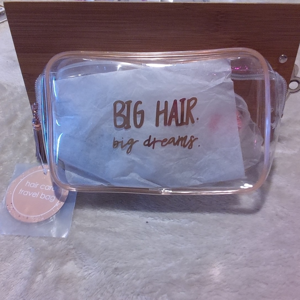 Cute Clear Hair Travel Bag